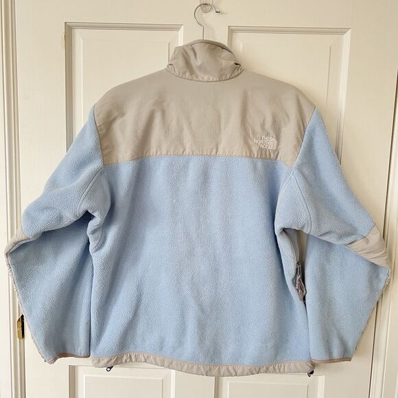 The North Face Womens Denali Polartec Fleece Zip Jacket Blue/Gray Size Medium - Picture 3 of 14